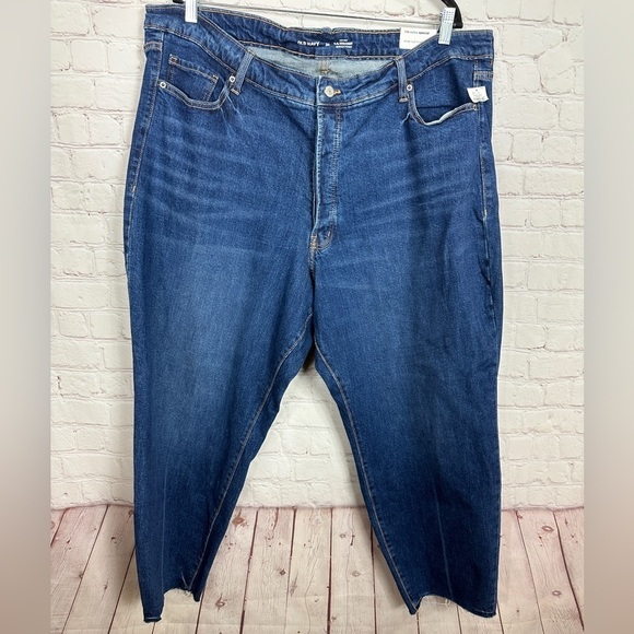 Old Navy High Rise OG Straight Ankle Secret Slim Pockets Denim‎ Jeans Sz 24, NWT - Picture 1 of 8